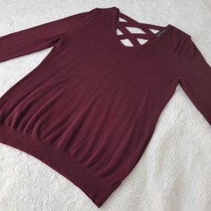 LOVE ELLIE strappy back sweater